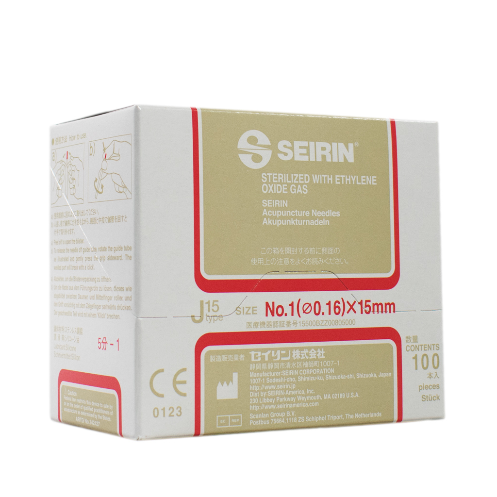 Seirin Needles - J-Type - 0.16 x 15mm