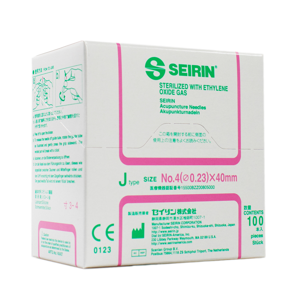 Seirin Needles - J-Type - 0.23 x 40mm