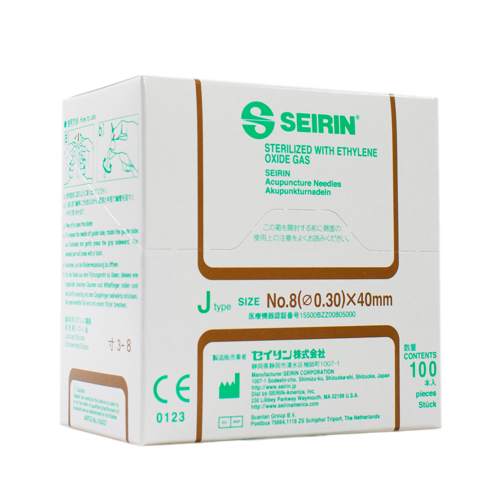 Seirin Needles - J-Type - 0.30 x 40mm
