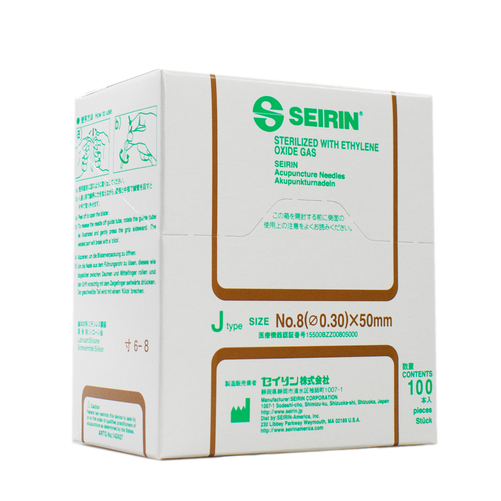Seirin Needles - J-Type - 0.30 x 50mm