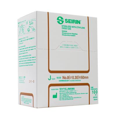 Seirin Needles - J-Type - 0.30 x 60mm