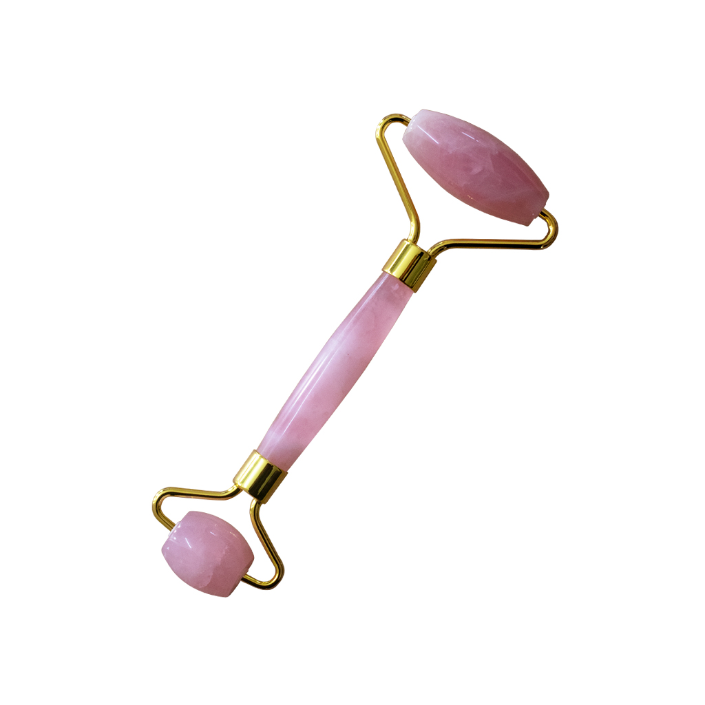 Rose Quartz Dual Head Roller