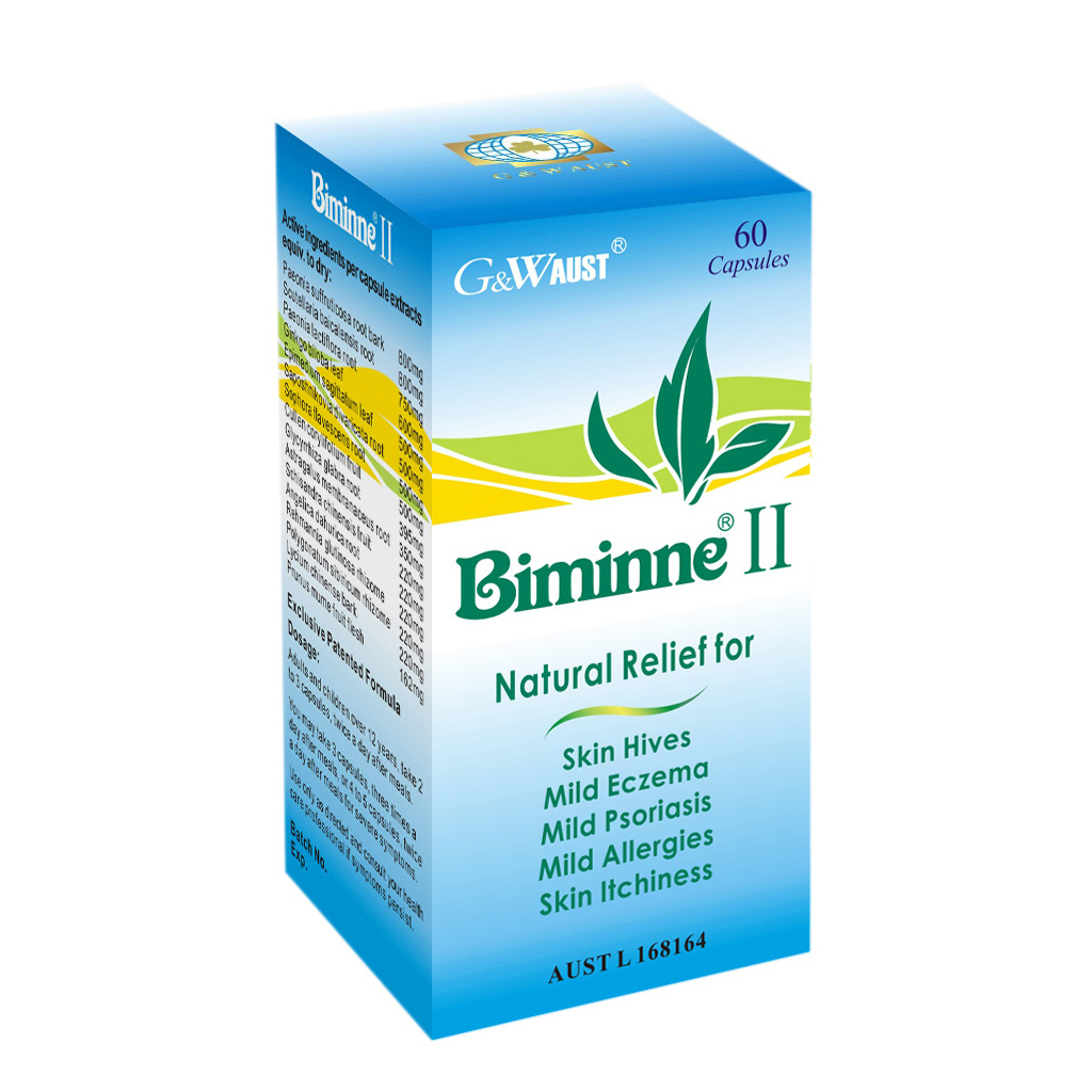 BIMINNE SKIN ALLERGY TABLETS