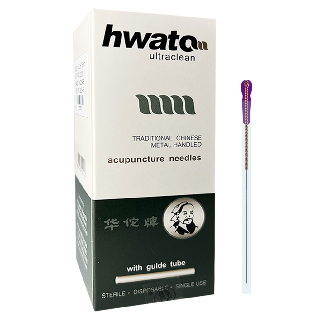 Hwato Needles - with Guide tube -  0.25 x 60mm