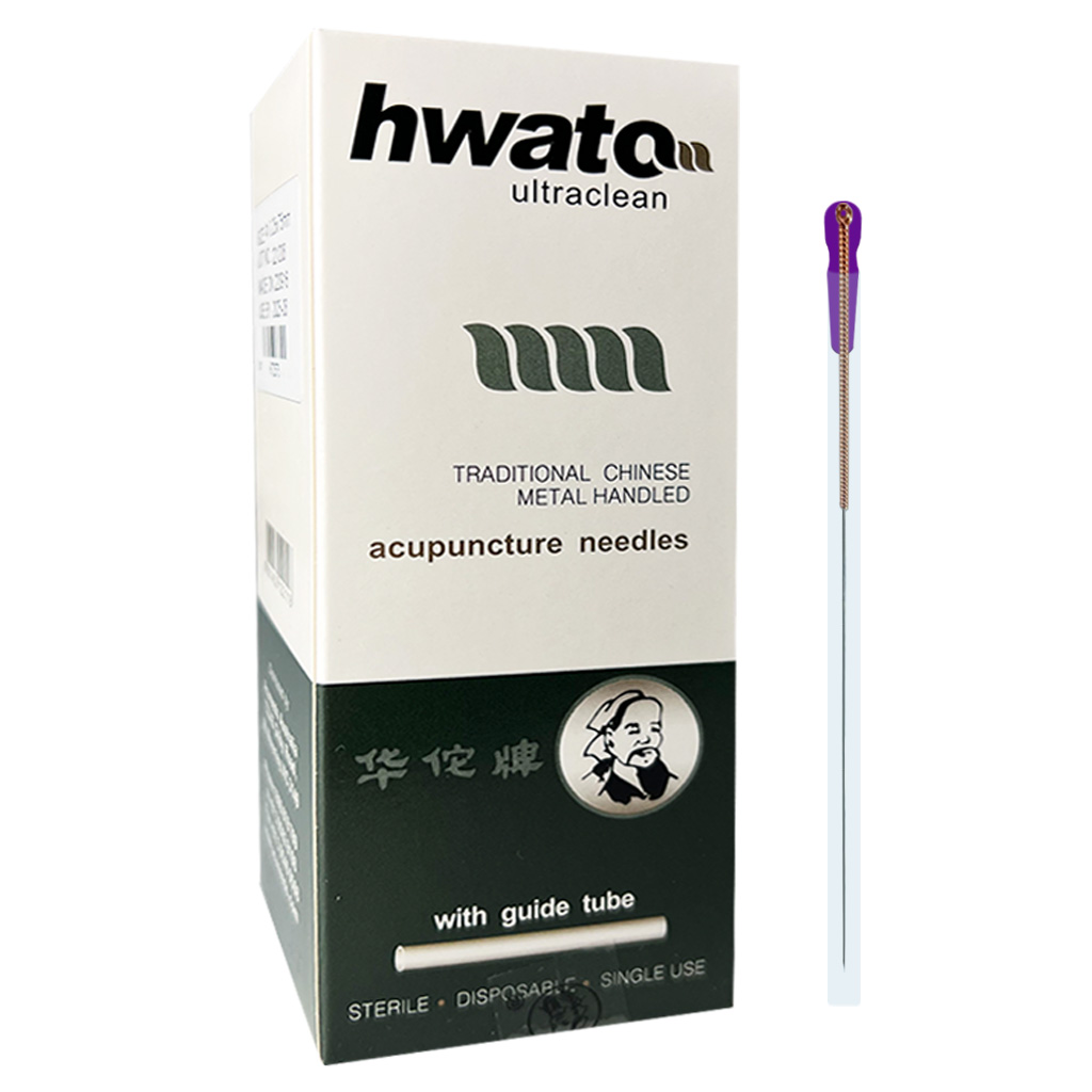 Hwato Needles - with Guide tube -  0.25 x 75mm