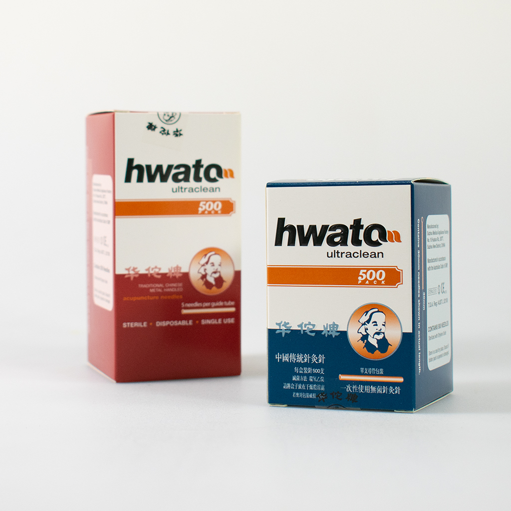 Hwato Acupuncture Needles - 500 Pack, 5 Needles to 1 Guide Tube