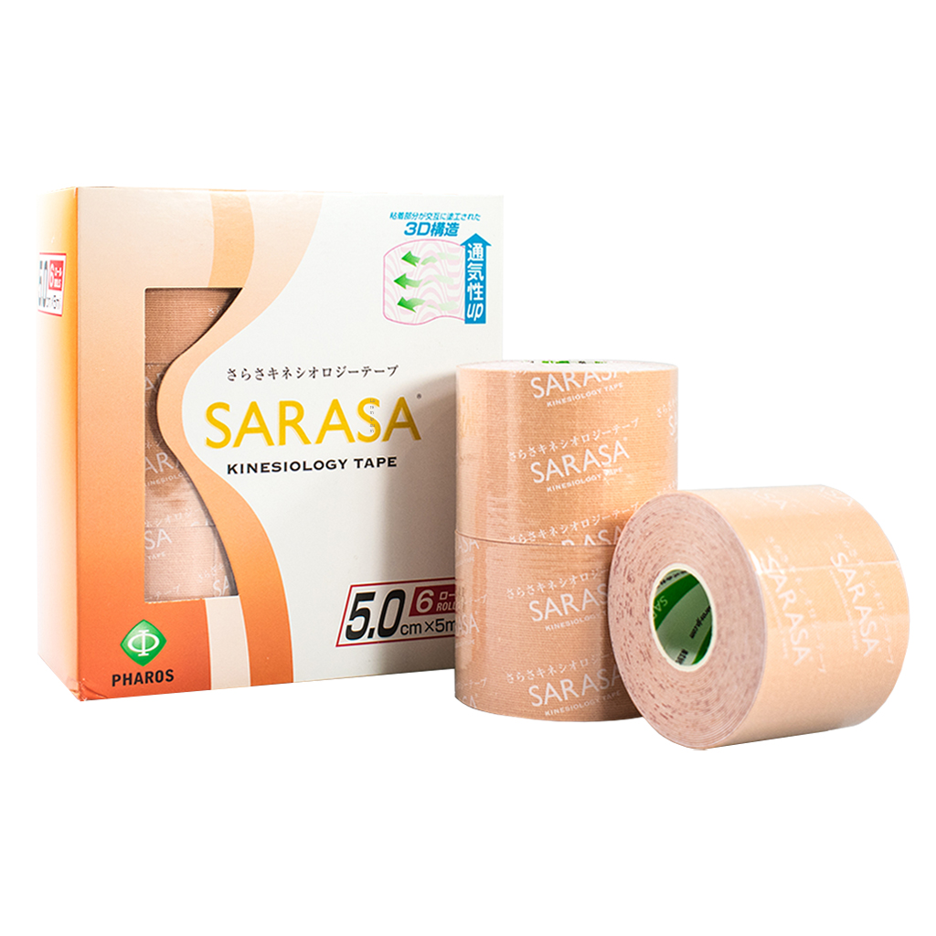 Sarasa Kinesiology Tape- 6 rolls per box