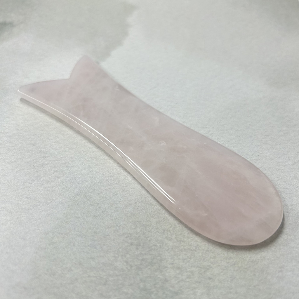 Rose Quartz Gua Sha Fish