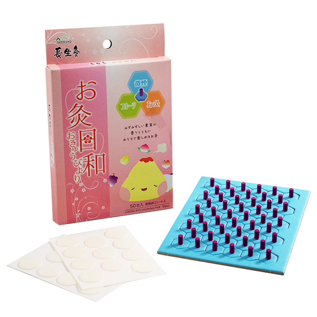 Choseikyu Stick-on Moxa (Smokeless Fruit Fragrance) 300 pieces