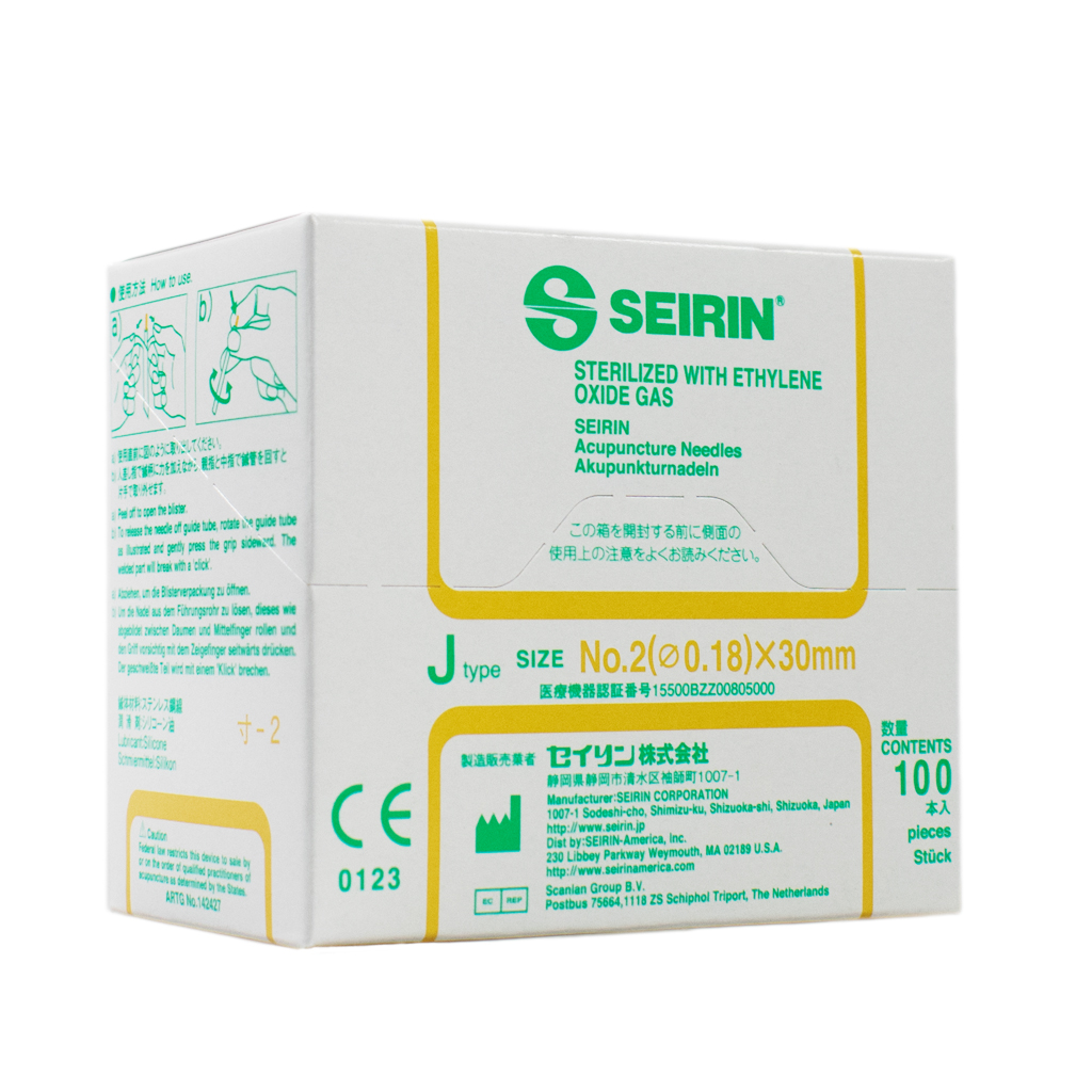 Seirin Needles - J-Type - 0.18 x 30mm