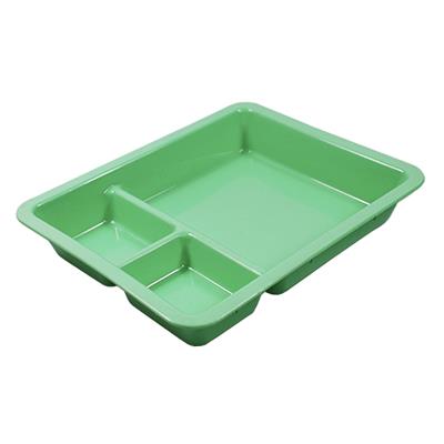 Plastic Tray, 3 Compartments