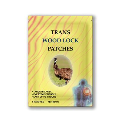 Trans Wood Lock Patches - Regular