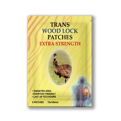Trans Wood Lock Patches - Extra strength