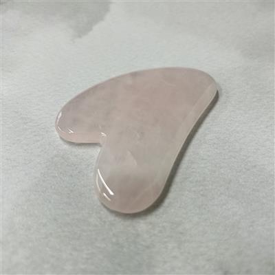 Rose Quartz Massage Blade Heart